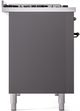 Ilve® Nostalgie II Series 48" Graphite Matte Pro Style Dual Fuel Range-3