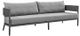 Armen Living Menorca 4-Piece Dark Gray Outdoor Conversation Set-1