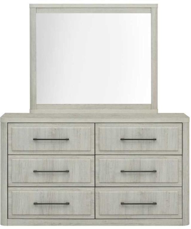 Liberty Furniture Modern Play Natural White Dresser and Mirror-2