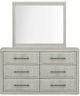 Liberty Furniture Modern Play Natural White Dresser and Mirror-2
