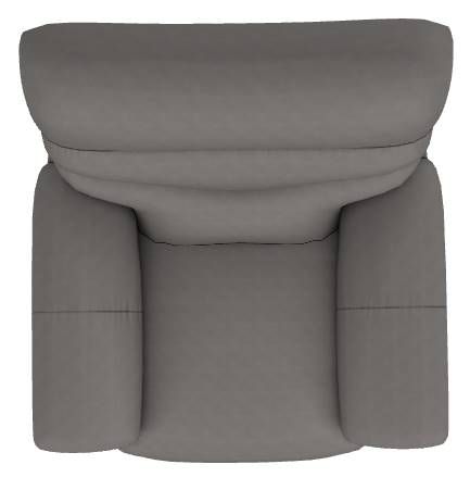 La-Z-Boy® Joshua Grey Leather Power Wall Recliner with Headrest and Lumbar-4