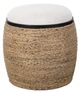 Uttermost® Island Light Beige Accent Stool-0