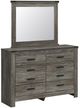 Signature Design by Ashley® Frandern Gray Dresser and Mirror-0