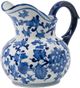 A & B Home Blue/White Jar-1
