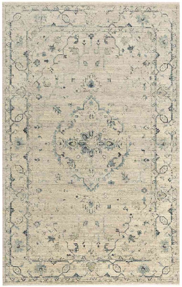 Rizzy Home Platinum Brown 5'x8' Rectangular Rug-0