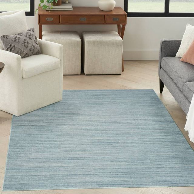 Nourison Home™ Washable Essentials Aqua 5'x7' Area Rug-1