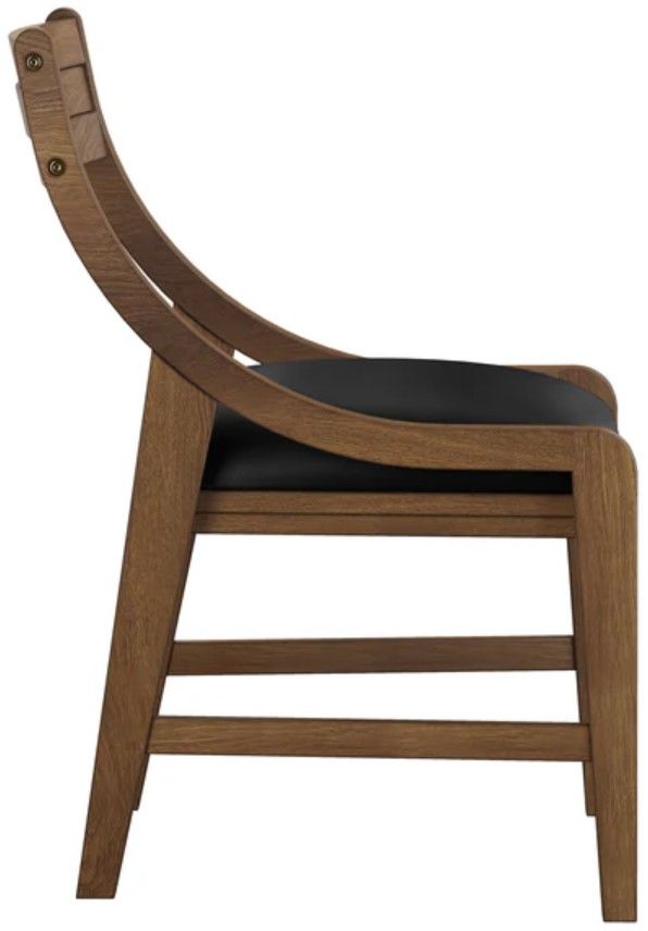 HH2 Home Cooper 6-Piece Black/Brown Game Chair Set-2