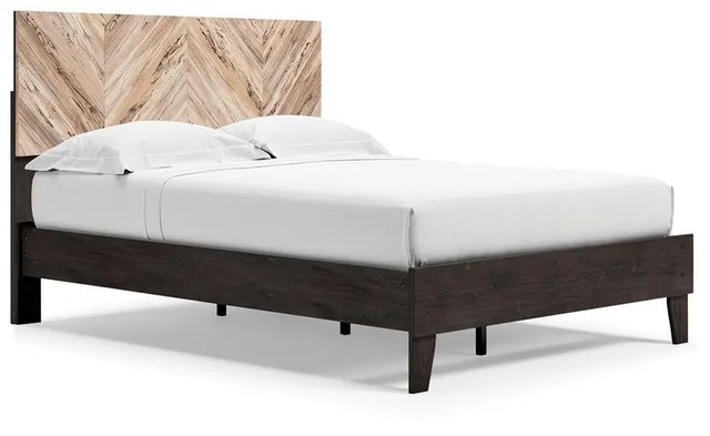 Signature Design by Ashley® Piperton 3-Piece Two-tone Brown/Black Full Panel Platform Bed Set-2