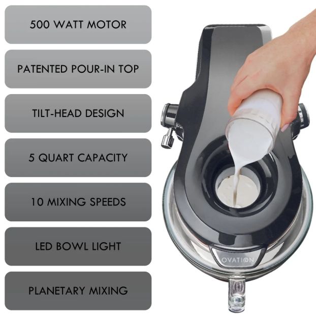 Kenmore® Elite Ovation 10-Speed Gray Stand Mixer-3