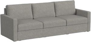 Front view of the Flex by Flexsteel® Pebble Standard Arm Sofa