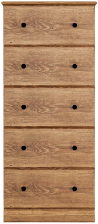 Perdue Woodworks 12,000 Essential Brown 23" 5-Drawer Chest-1