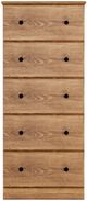 Perdue Woodworks 12,000 Essential Brown 23" 5-Drawer Chest-1