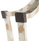 A & B Home Andreas Black/Distressed White Winged Chandelier-3