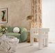 TOV Furniture Boba Cream 14" Round Throw Pillow-1