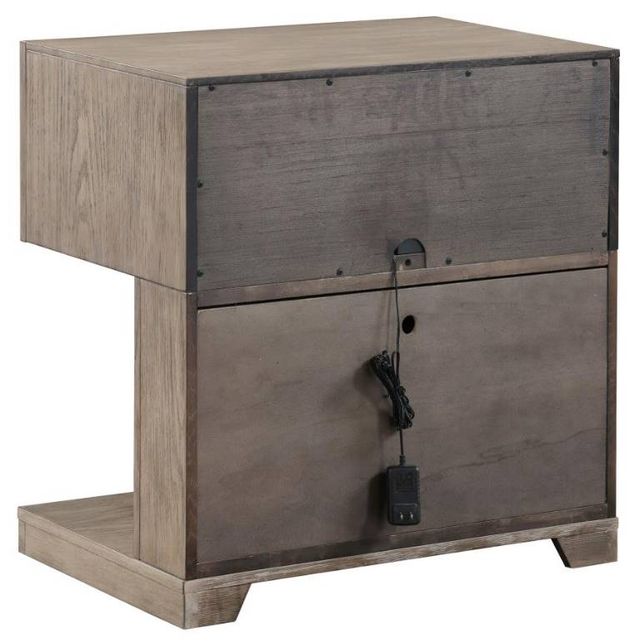 Coaster® Kenora Barley Brown Nightstand Bedside Table-3