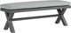 Signature Design by Ashley® Elite Park Gray Nuvella/Stainless Steel Outdoor Bench-0