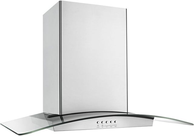 Whirlpool® 36" Glass Island Hood-Stainless Steel-2