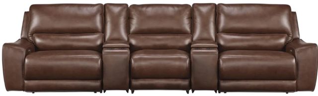 Signature Design by Ashley® DeepWakes 5-Piece Canyon Power Reclining Sectional with Storage Consoles-0
