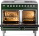 Ilve® Nostalgie II Series 40" Emerald Green Pro Style Dual Fuel Range-1
