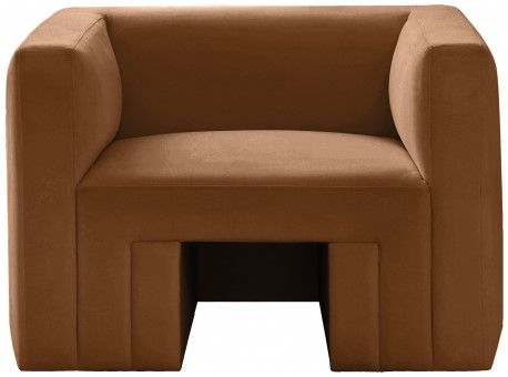 Meridian Furniture Henson Saddle Velvet Chair-1