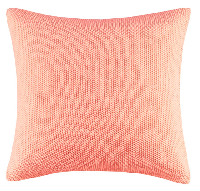 Olliix by INK+IVY Bree Knit Carol  26" x 26" Euro Pillow Cover-0