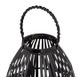 A & B Home Black Bamboo Lantern-2