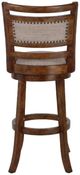 New Classic® Home Furnishings Aberdeen Brown Swivel Bar Stool-3