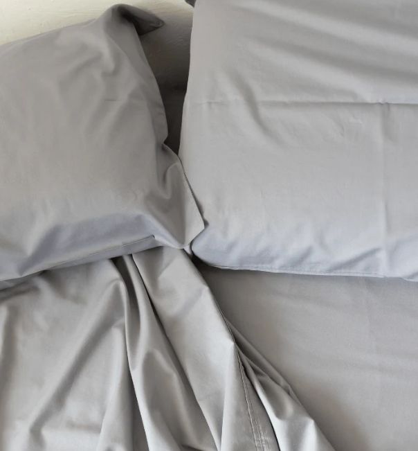 Dreamfit® DreamCool™ Pima Cotton Gray Split Head Queen Sheet Set-3