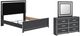 Signature Design by Ashley® Zuraleus 3-Piece Black King Upholstered Panel Bedroom Set-0