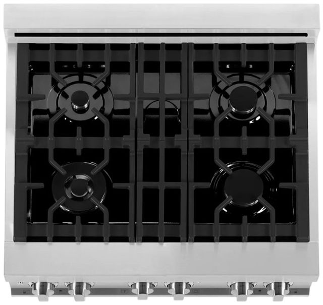 ZLINE 30" Stainless Steel Pro Style Dual Fuel Range-2