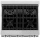 ZLINE 30" Stainless Steel Pro Style Dual Fuel Range-2