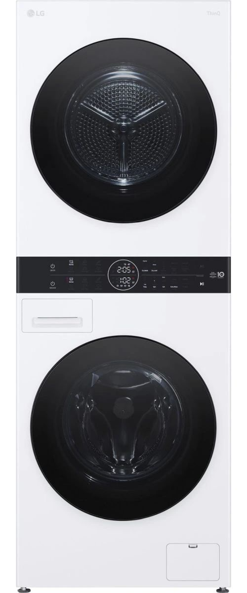 LG White Electric Laundry Center, 2.4 Cu. Ft. Washer and 4.2 Cu. Ft. Dryer Set