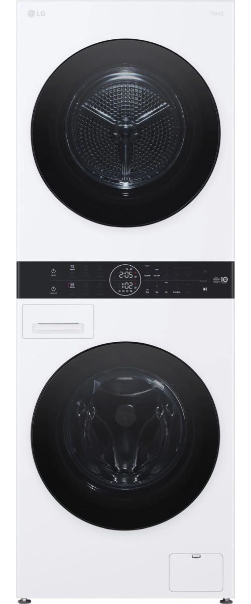LG White Electric Laundry Center, 2.4 Cu. Ft. Washer and 4.2 Cu. Ft. Dryer Set-0