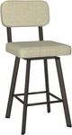 Amisco Customizable Brixton Swivel Counter Stool-0