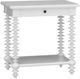 Elizabeth Ann Home Capri True White Side Table-0
