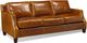 Campio Furniture Legacy Leather Monterey Dark Orange Sofa-0