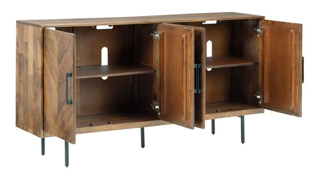 Signature Design by Ashley® Prattville Brown Accent Cabinet-3