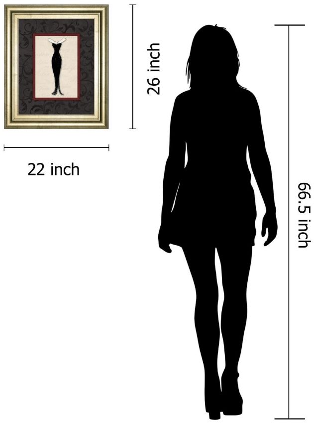 Classy Living Susan Osbourne Fashion Dress I Wall Art-2