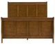 Liberty Furniture Grandpas Cabin 4-Piece Aged Oak Queen Sleigh Bedroom Set-2