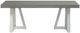 Liberty Furniture Palmetto Heights Driftwood Rectangular Cocktail Table with Shell White Base-1
