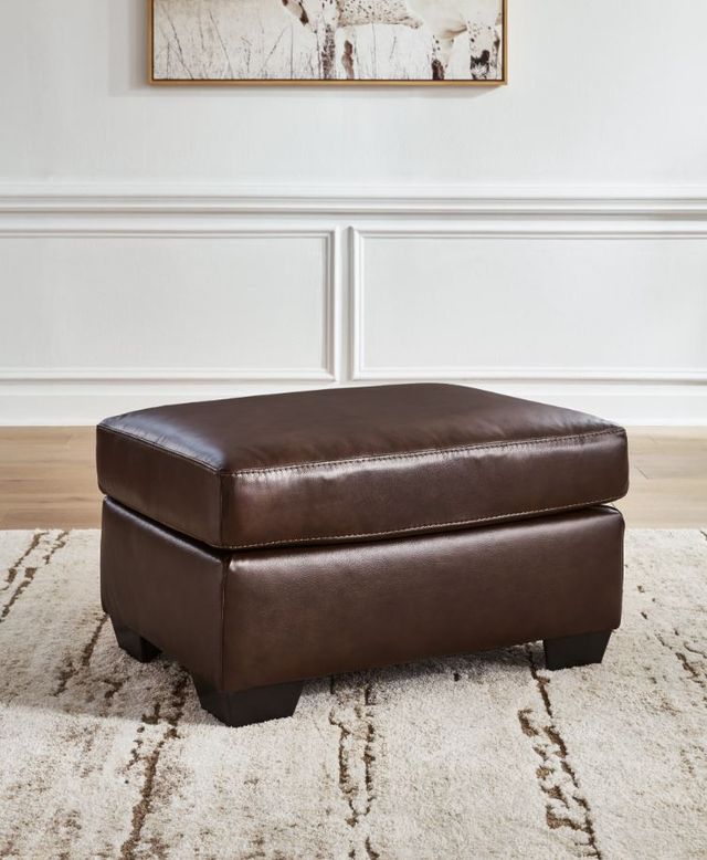 Signature Design by Ashley® Santorine Dark Brown Ottoman-3