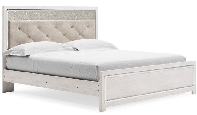 Signature Design by Ashley® Altyra 5-Piece White King Panel Bed Set-1