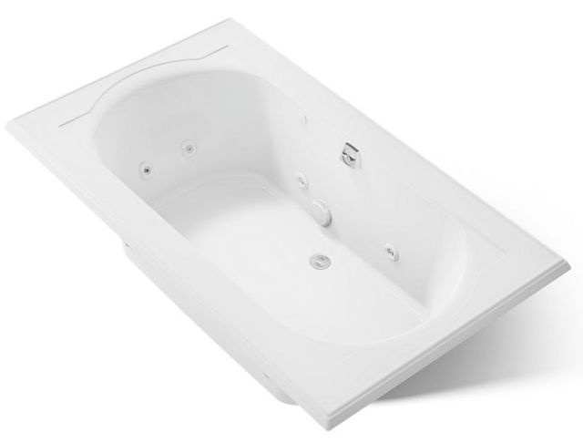 KOHLER® Memoirs® Biscuit 72" x 42" Whirlpool Drop-In Bath-0