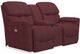 La-Z-Boy® Kipling Cherry Power Reclining Loveseat with Power Headrest and Console-1