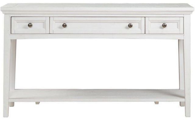 Magnussen Home® Heron Cove Chalk White Rectangular Sofa Table-0