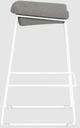 EQ3 Mackenzie Light Grey/White Counter Stool-3