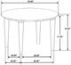 Coaster® Aldis White Coffee Table with Natural Base-4