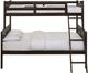Elements International Sami Espresso Twin/Full Youth Bunk Bed-1