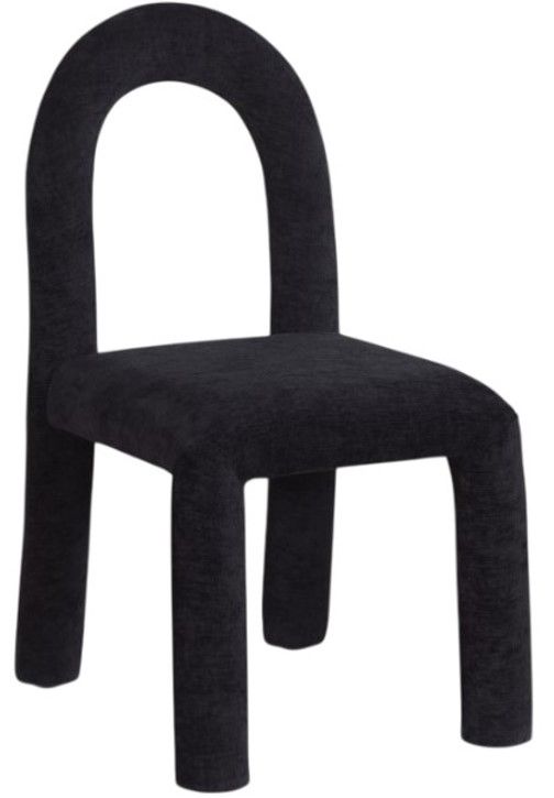 Meridian Furniture Amari Black Upholstered Dining Chair-0