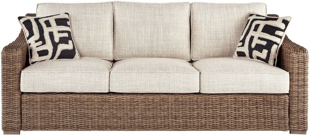 Signature Design by Ashley® Beachcroft 5 Piece Outdoor Conversational Set-1